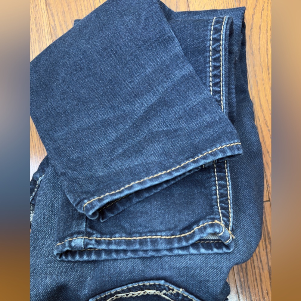 Silver Jeans Womens Dark Blue Contrast Stitched Skinny Pants Size W28/L31 - Picture 7 of 12
